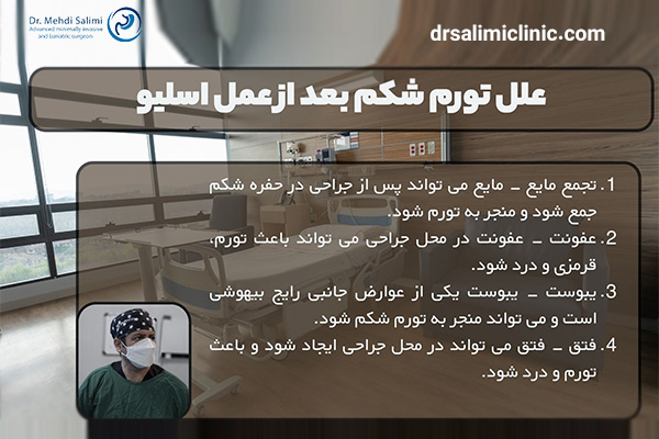 علل تورم شکم بعد از عمل اسلیو - drsalimiclinic.com